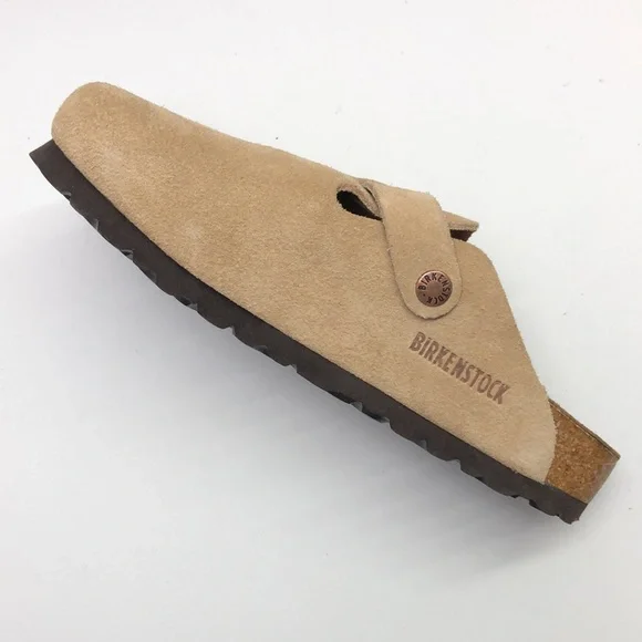 Birkenstock Tan Suede Mules - Picture 4 of 5